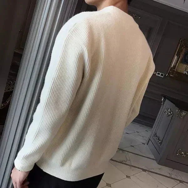 Sinplo Classic Sweater with Zipper