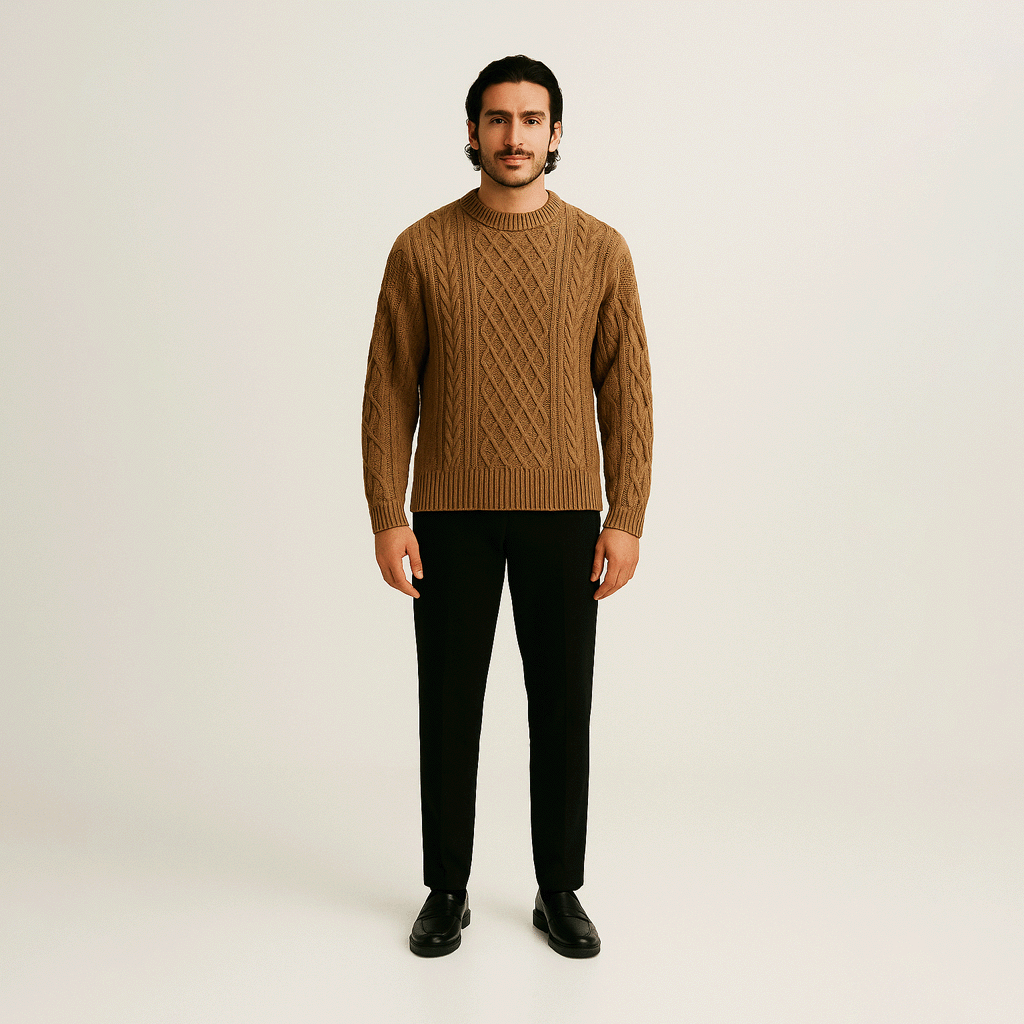Sinplo Noir Wool Sweater