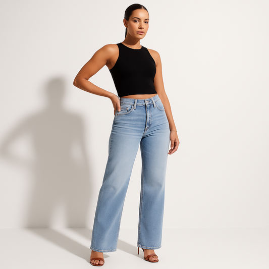 Bellaria® Mid-low Rise Stretch Jeans