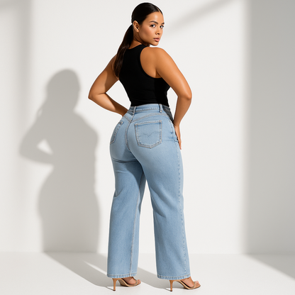 Bellaria® Mid-low Rise Stretch Jeans