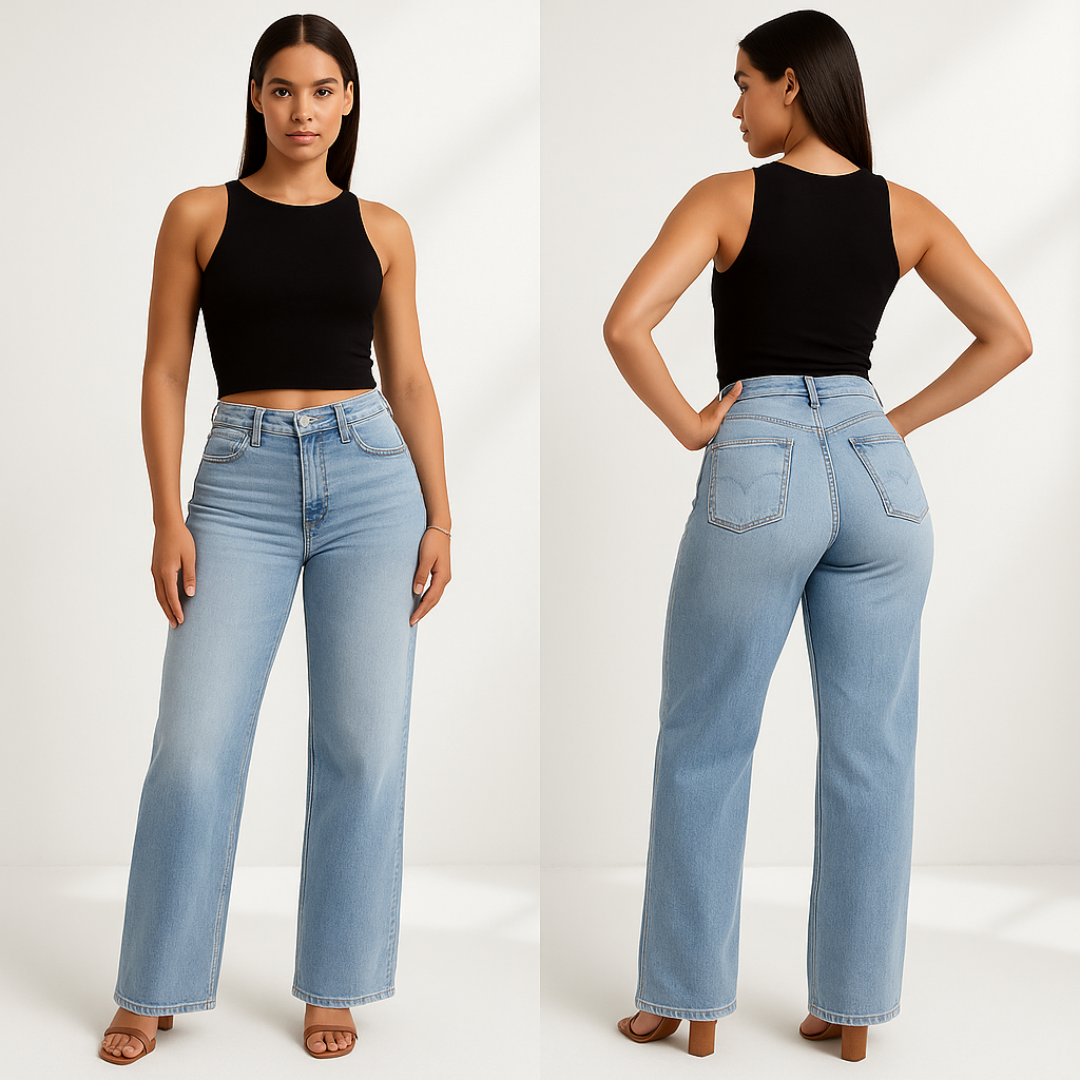 Bellaria® Mid-low Rise Stretch Jeans