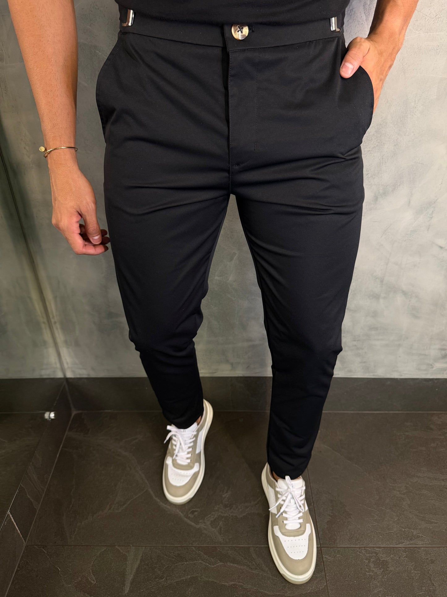 Calça Alfaiataria Mónaco Ajuste Catraca - Compre 1 Leve 3