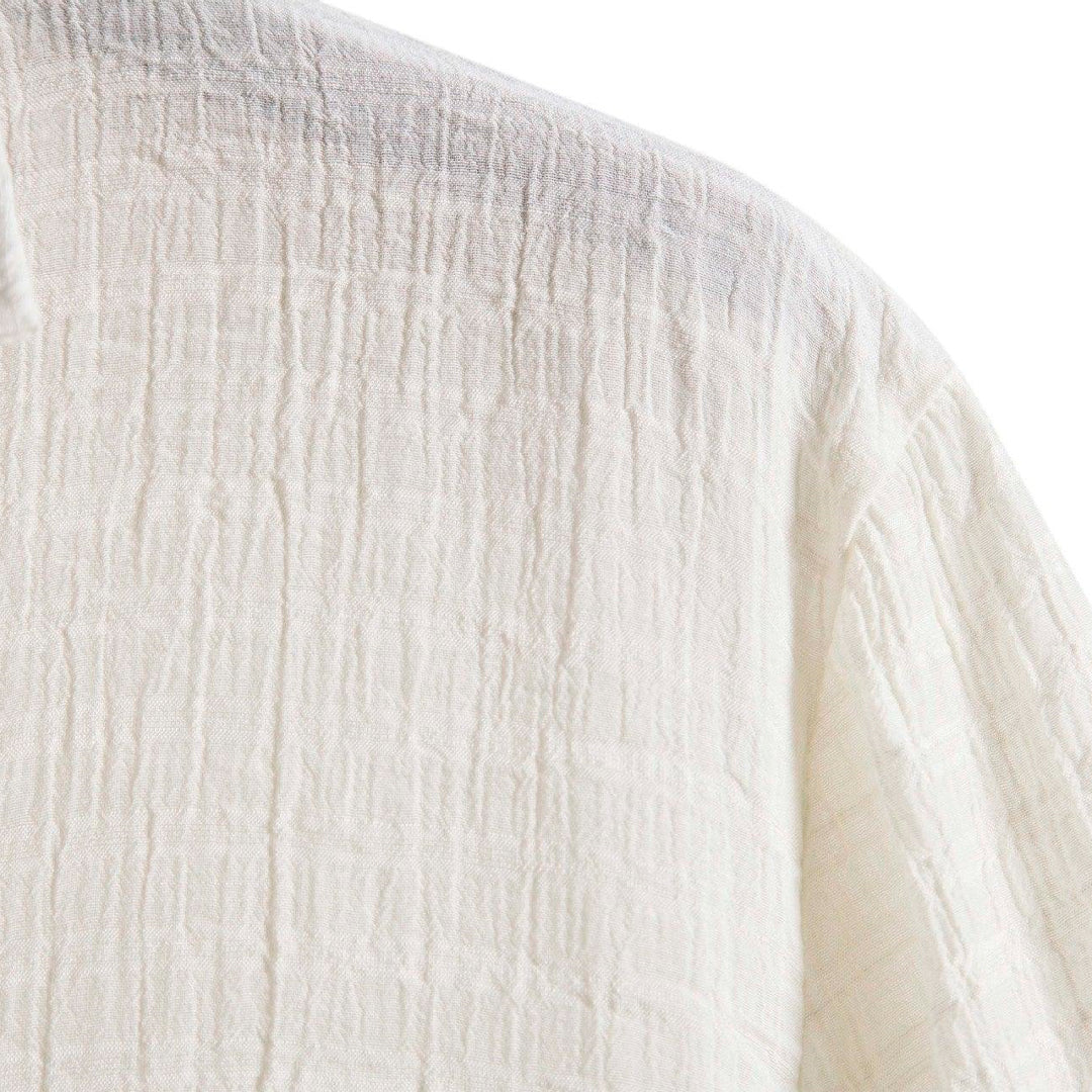 Sinplo Playa Off White Short Sleeve Shirt