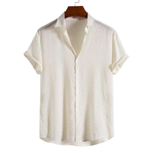 Sinplo Playa Off White Short Sleeve Shirt