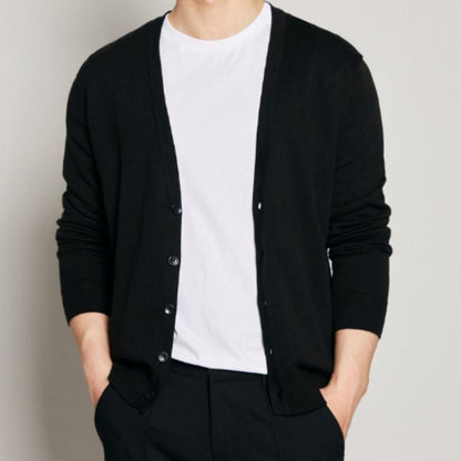 Sinplo Button-Up Cardigan
