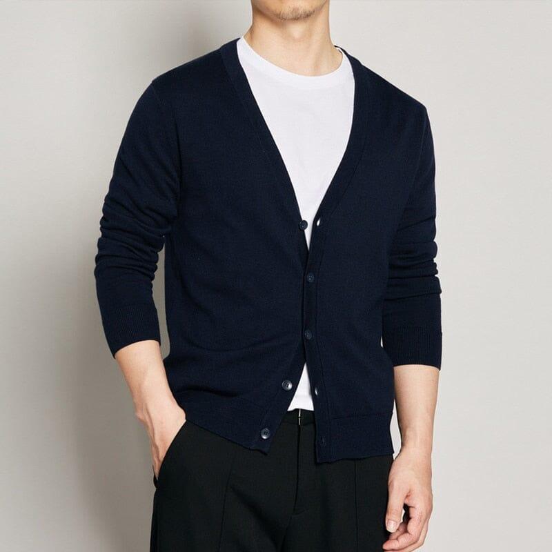 Sinplo Button-Up Cardigan