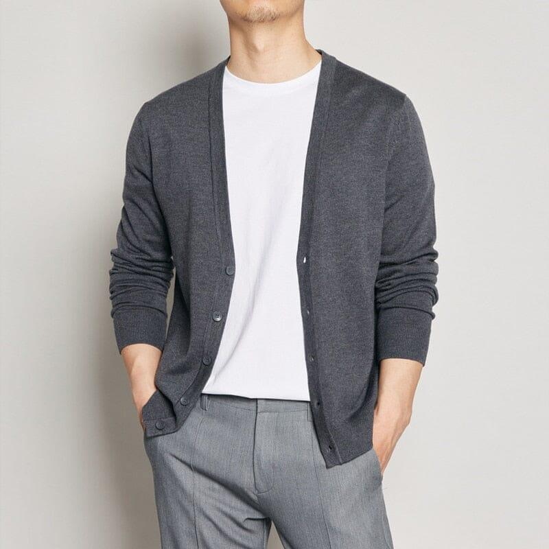 Sinplo Button-Up Cardigan