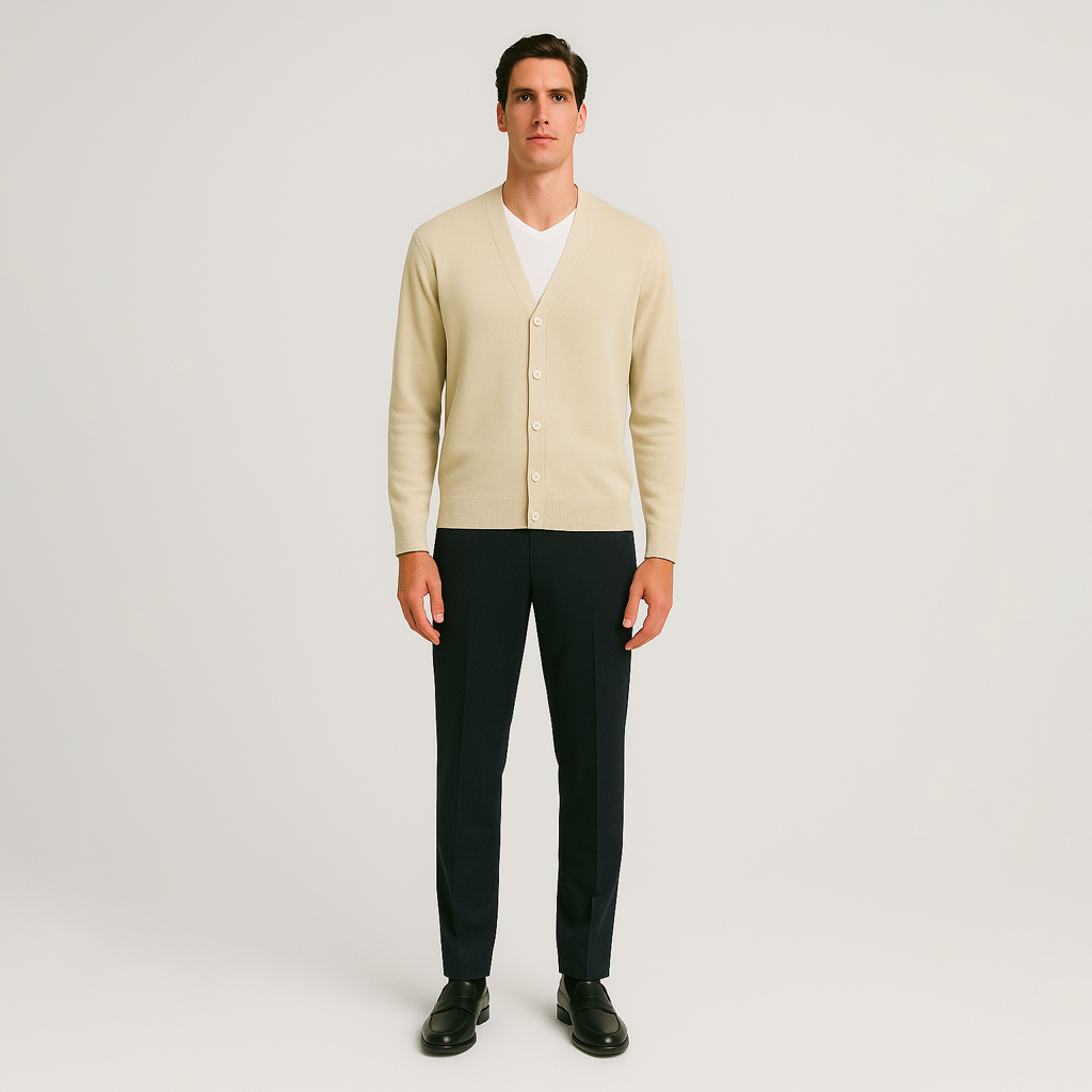 Sinplo Button-Up Cardigan