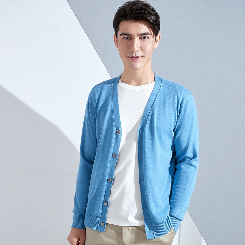 Sinplo Button-Up Cardigan