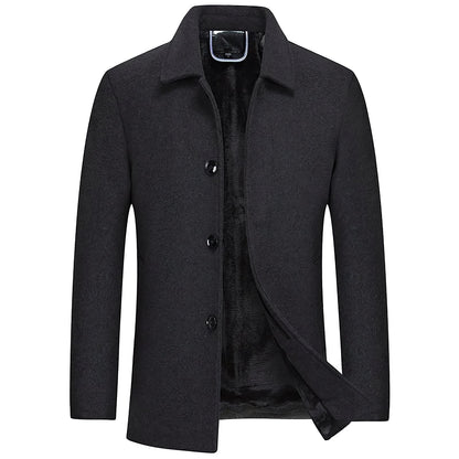 Sinplo Denmark Short Wool Overcoat