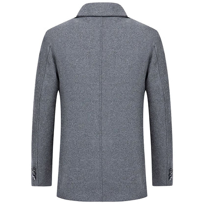 Sinplo Denmark Short Wool Overcoat