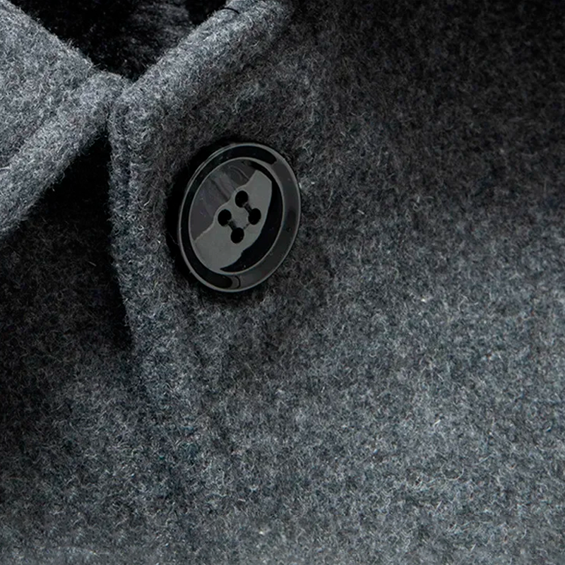 Sinplo Denmark Short Wool Overcoat