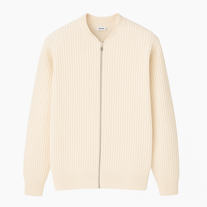 Sinplo Classic Sweater with Zipper