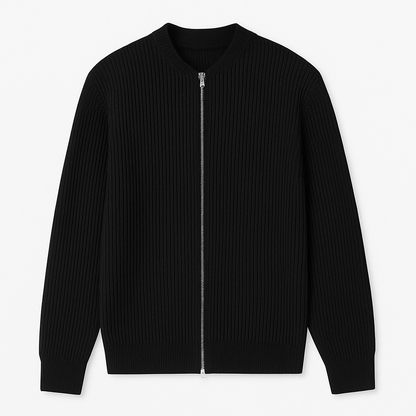 Sinplo Classic Sweater with Zipper