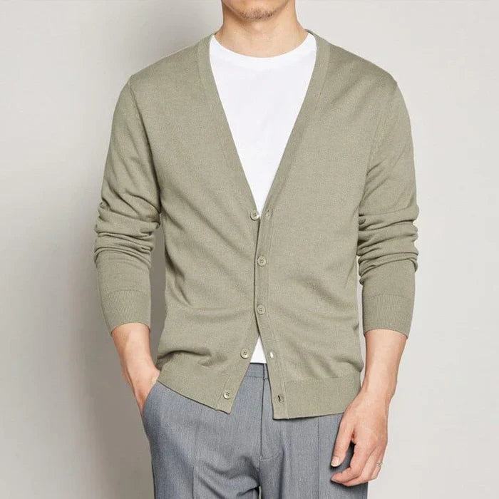 Sinplo Button-Up Cardigan