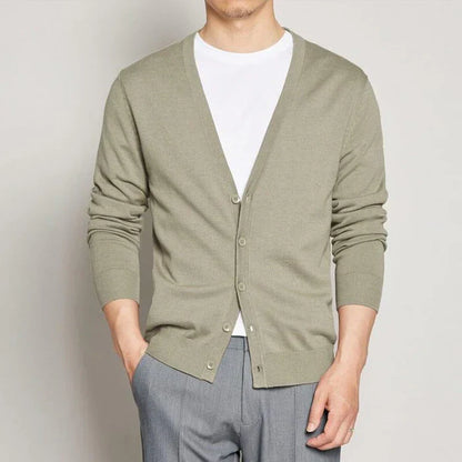 Sinplo Button-Up Cardigan